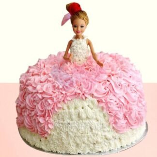 Barbie Doll Cake black forest