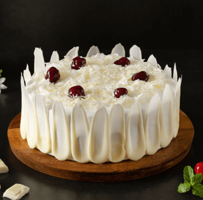 White Forest Cake