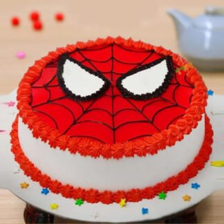 spiderman Vanilla cake